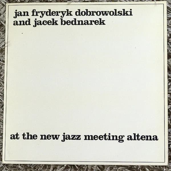 At The New Jazz Meeting Altena
