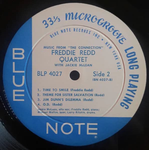 Freddie Redd Quartet With Jackie McLean — The Music From "The Connection"