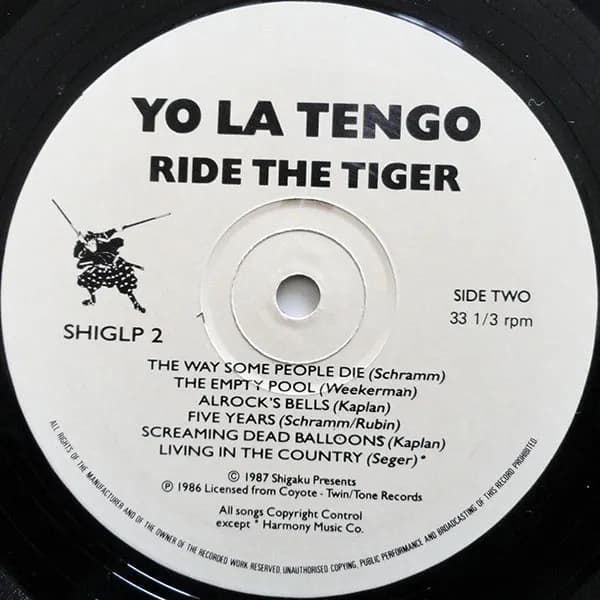 Yo La Tengo — Ride The Tiger