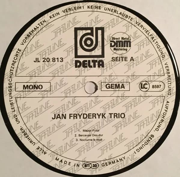 Jan Fryderyk Dobrowolski, Charlie Mariano, Alberto Alarcón — Trio