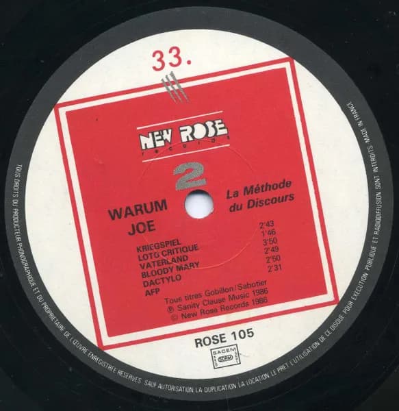 Warum Joe — La Méthode Du Discours