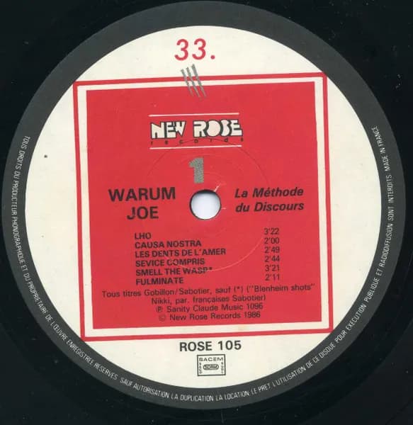 Warum Joe — La Méthode Du Discours