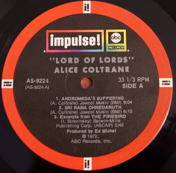 Alice Coltrane — Lord Of Lords