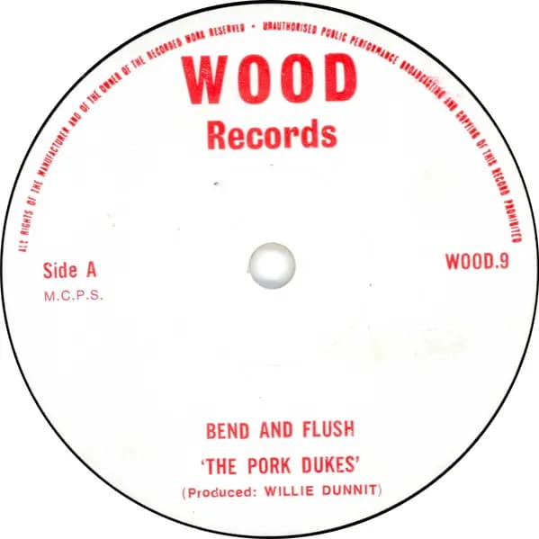 The Pork Dukes — Bend And Flush / Throbbing Gristle
