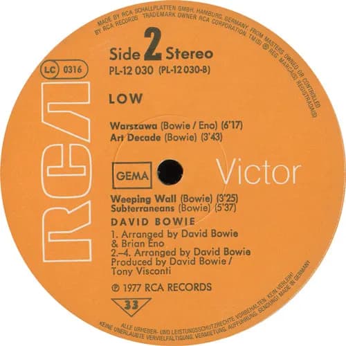 David Bowie — Low