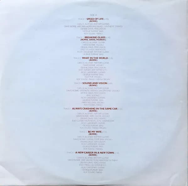 David Bowie — Low