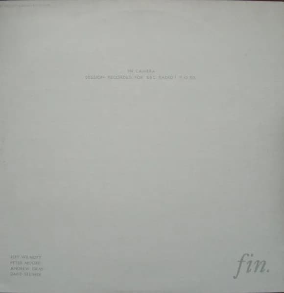 In Camera — Fin