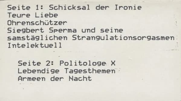 Sekte Der Schlammfische — Das Lächeln Des Bewußtseins