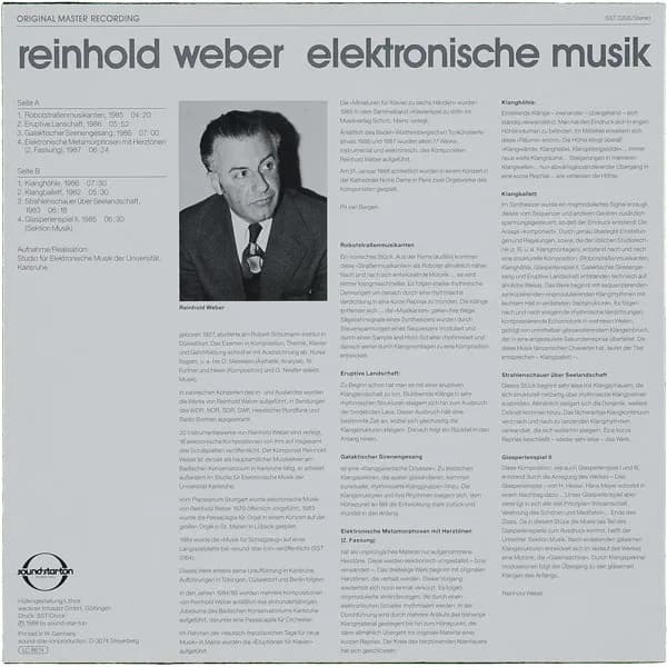 Reinhold Weber (2) — Elektronische Musik