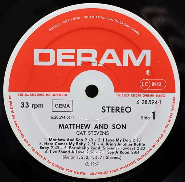 Cat Stevens — Matthew & Son / New Masters