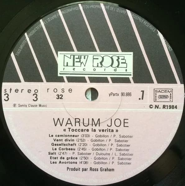 Warum Joe — Toccare La Verita