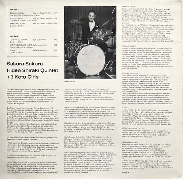 Hideo Shiraki Quintet + Three Koto Girls — Sakura Sakura