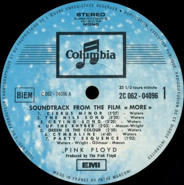 Pink Floyd — Soundtrack From The Film More