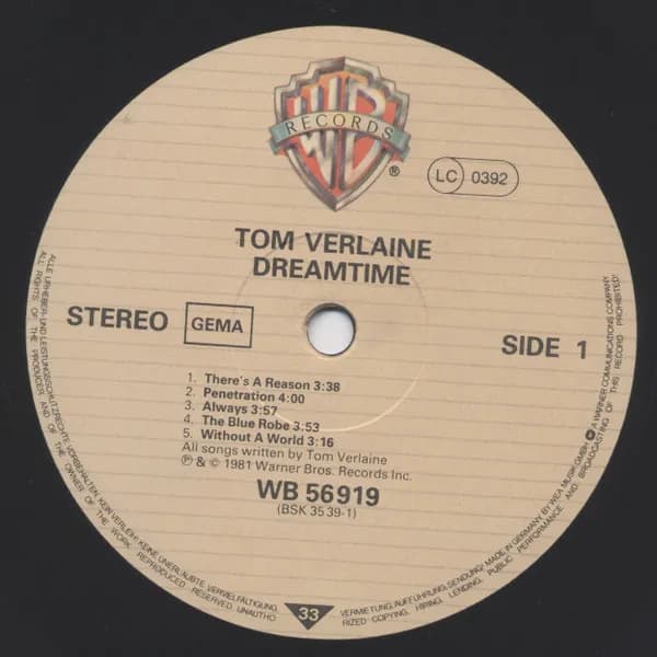 Tom Verlaine — Dreamtime