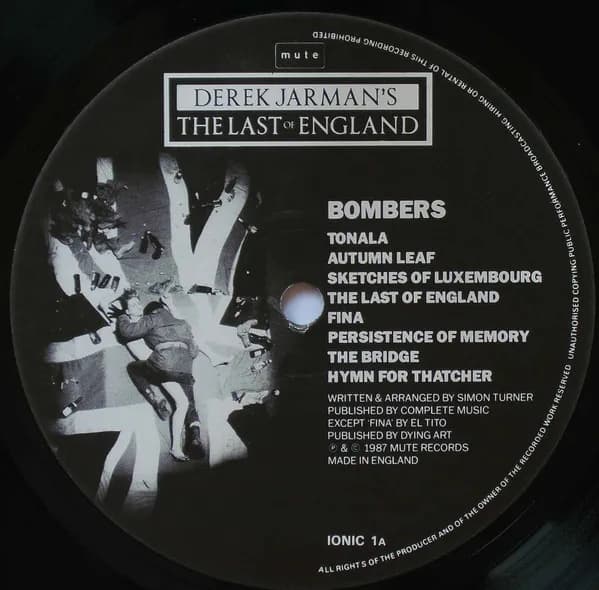 Various — Derek Jarman's The Last Of England (The Original Motion Picture Soundtrack)