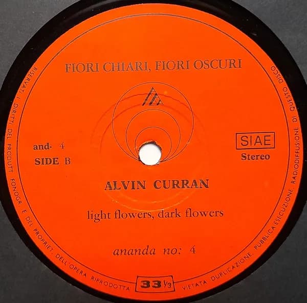 Alvin Curran — Fiori Chiari, Fiori Oscuri