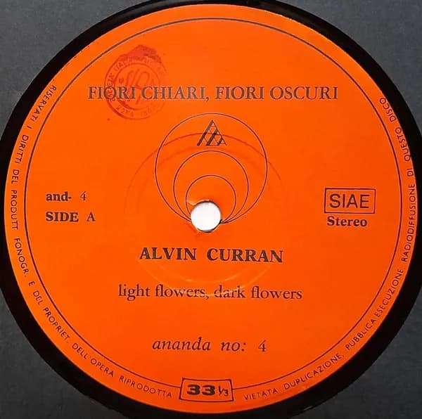 Alvin Curran — Fiori Chiari, Fiori Oscuri