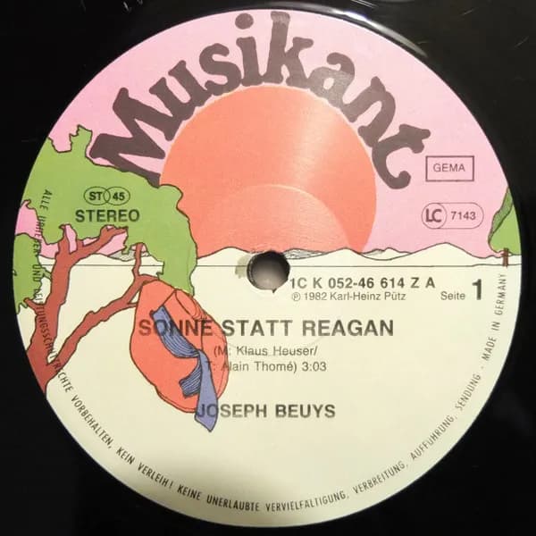 Joseph Beuys — Sonne Statt Reagan