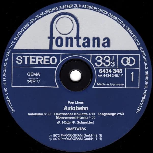 Kraftwerk — Autobahn