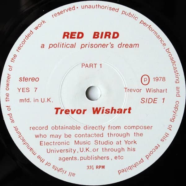 Trevor Wishart — Red Bird (A Political Prisoner's Dream)