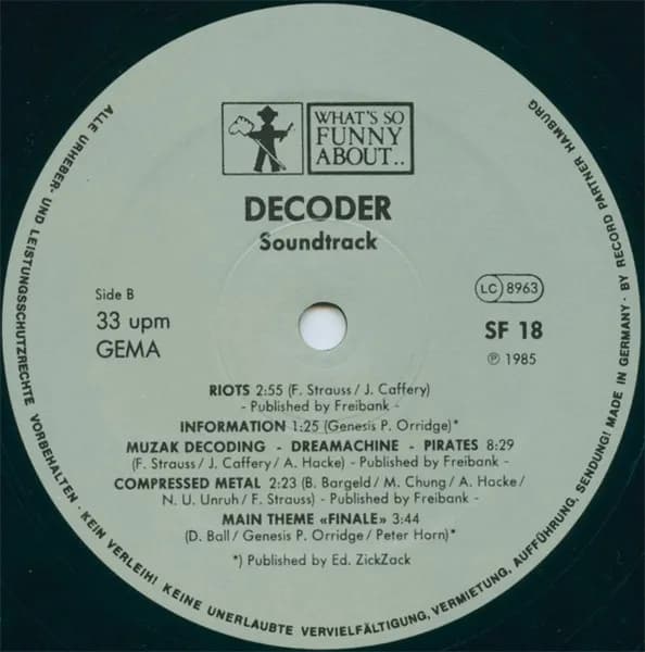 Various — Decoder - The Soundtrack