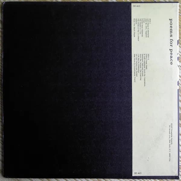 Various — Poems For Peace
