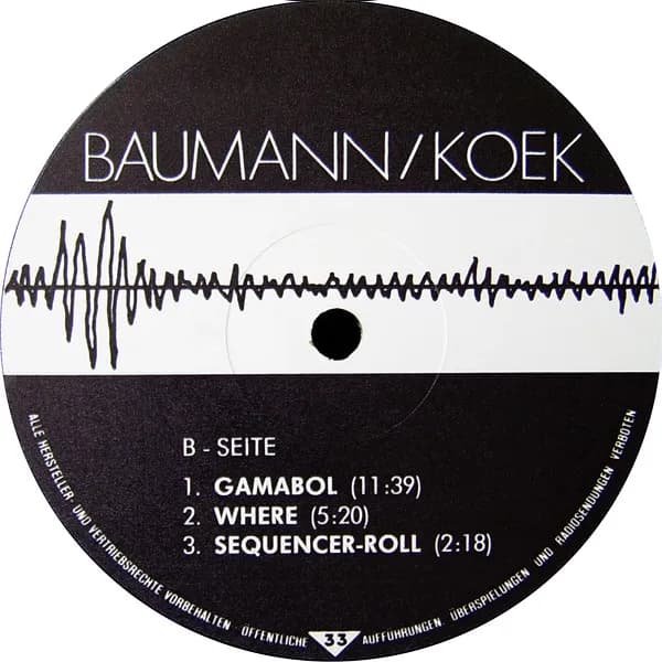Wolfgang Baumann / Ata Koek — Baumann / Koek