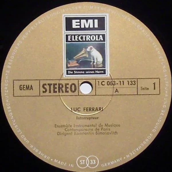 Luc Ferrari — Interrupteur / Tautologos 3