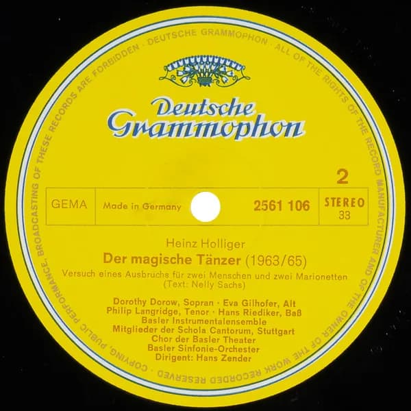 Franco Evangelisti / Heinz Holliger — Die Schachtel / Der Magische Tänzer