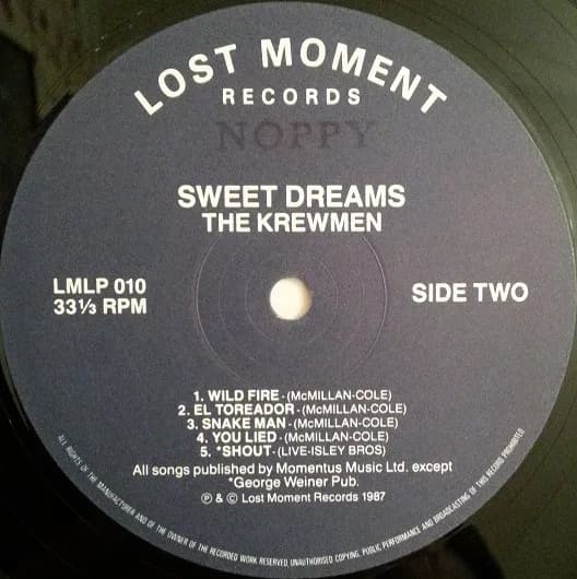 The Krewmen — Sweet Dreams