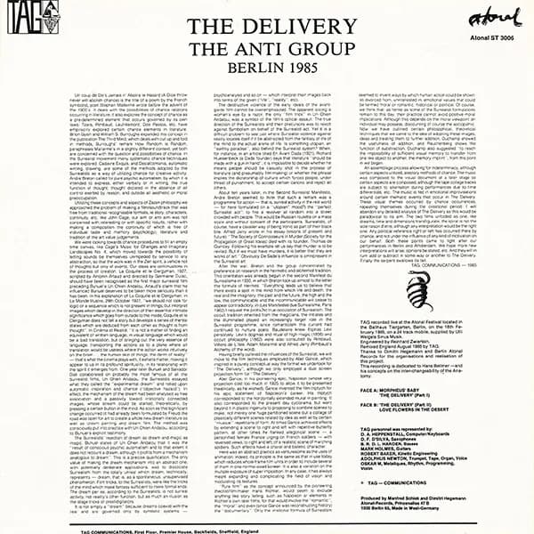 The Anti Group — The Delivery