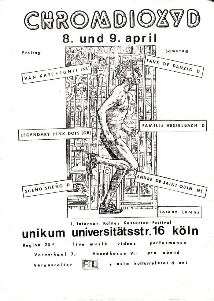 235 Media Kölner Cassettenfestival Flyer 1983