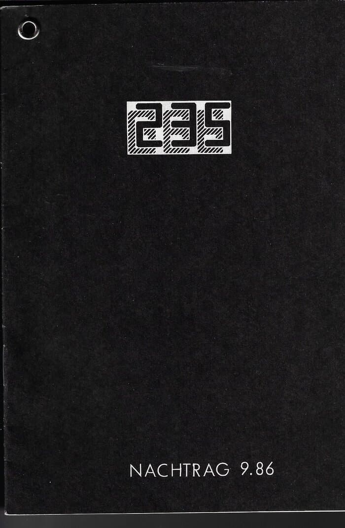 235 Media Nachtrag 1986