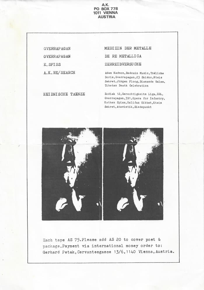 Catalogue / Promo Infosheet / Release Overview
