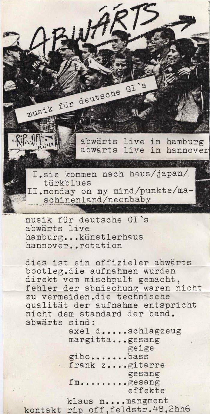 Musik für deutsche GI's live Hamburg und Hannover