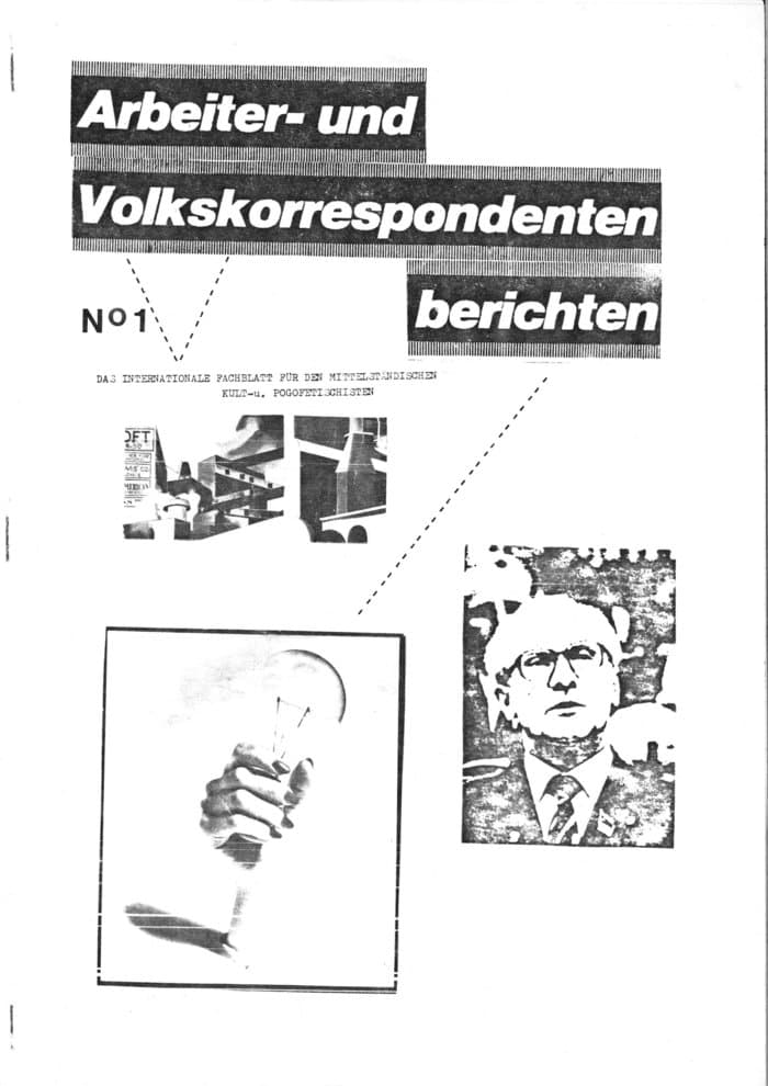 Arbeiter und Volkskorrespondenten berichten Nr.1