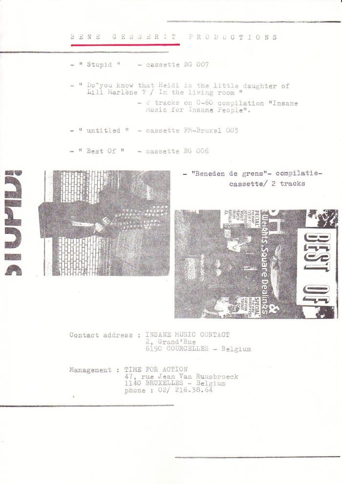 Promo-sheet