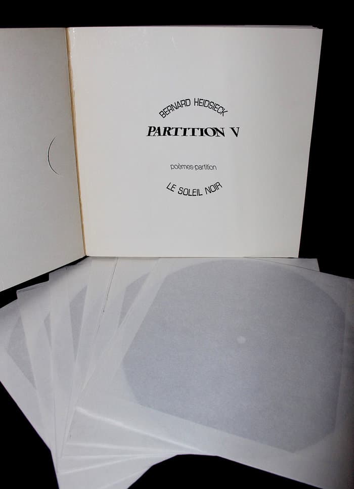 Partition V: Poèmes-partition