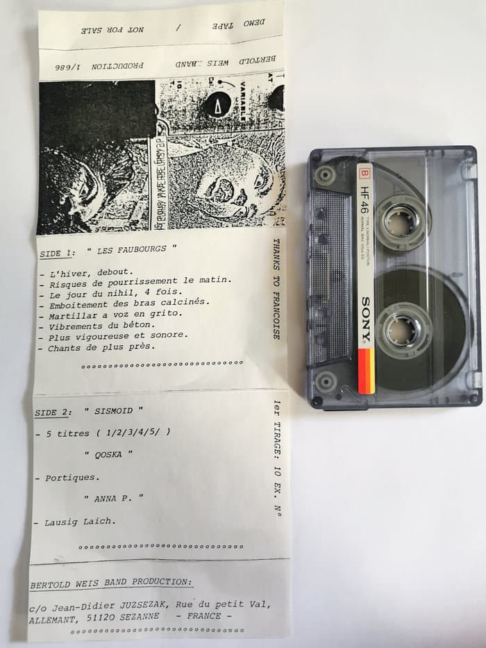 Demo Tape not for sale