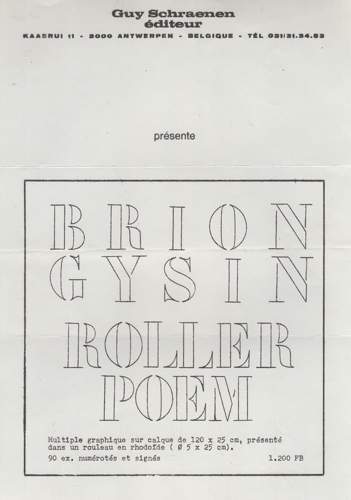 Roller Poem Promo