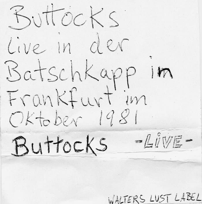 Live in der Batschkapp in Frankfurt 10/81