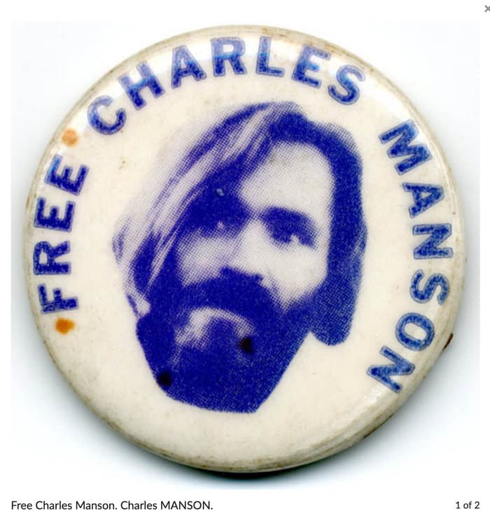 Free Charles Manson Badge