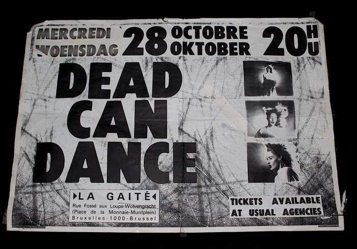 Dead Can Dance Poster - Live Brussels