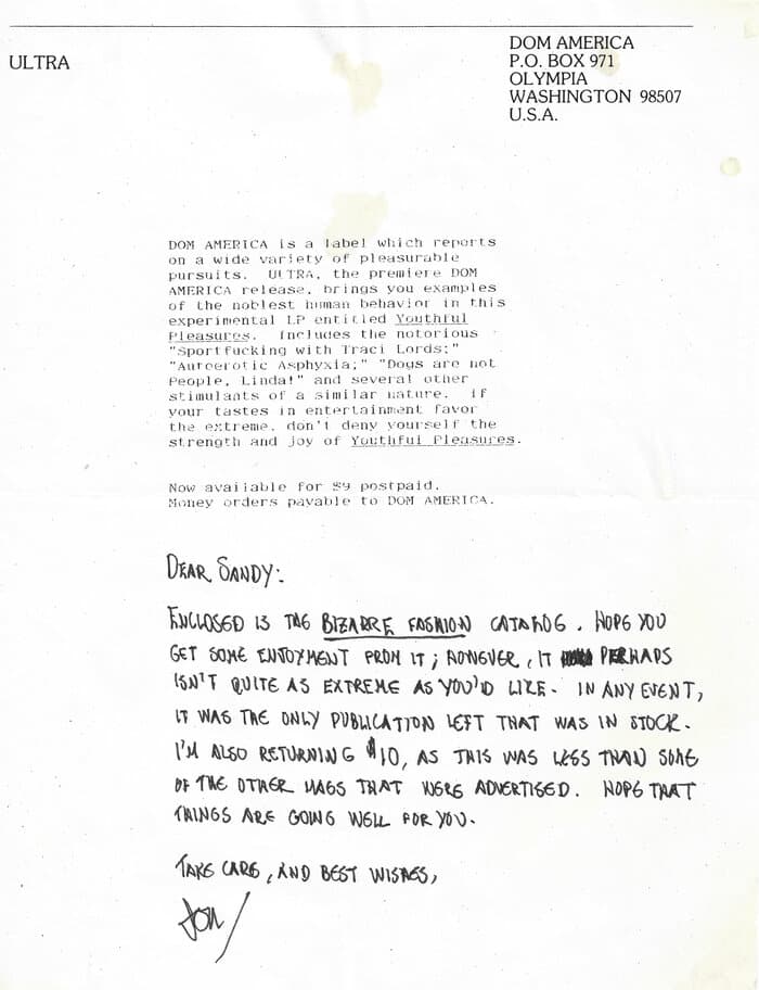 Promo / Letter