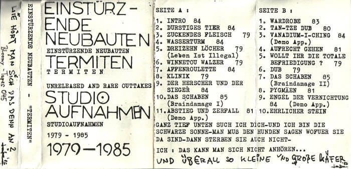 Termiten - Studio Aufnahmen 1979-85