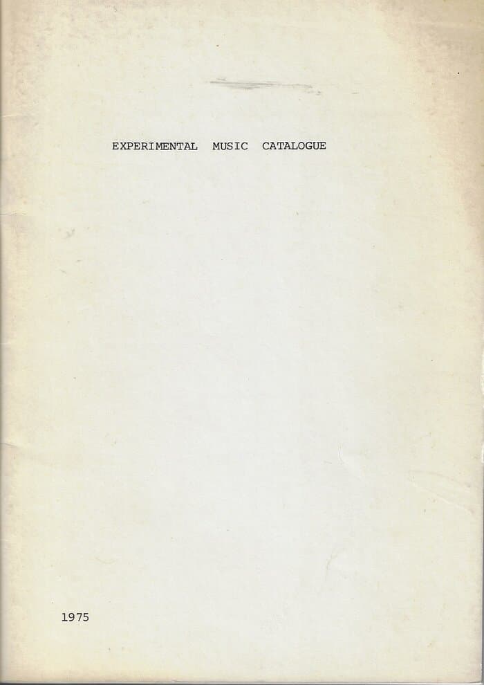 Experimental Music Catalogue