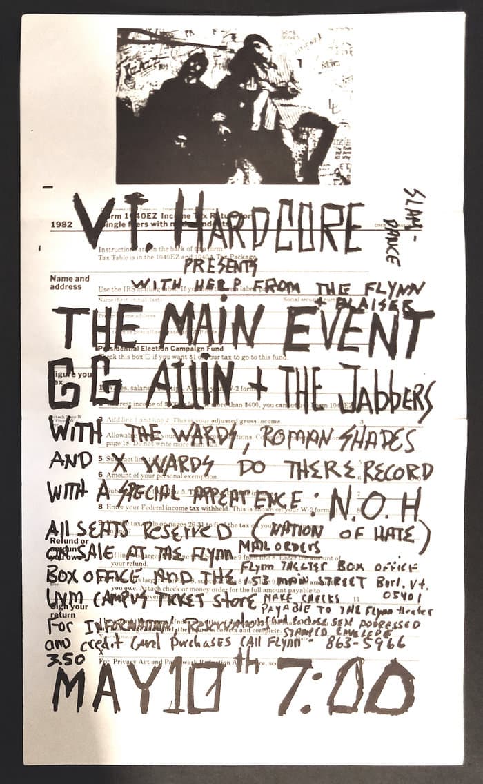 Selected 80's Punk and Poster-Flyers from US