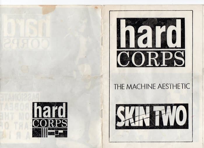 The Machine Aesthetic - document handed out at a Skin Two fetish club night in London late 80's