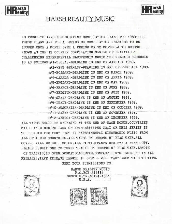 Call For Submissions / Letter