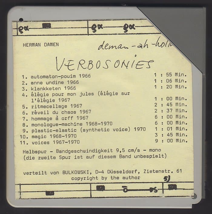 Verbosonies